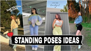 standing poses ideas for girls aesthetic poses  bmazing [upl. by Servetnick]