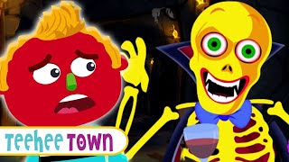 Haunted Party With Ghosts Halloween Song  Spooky Scary Skeleton Songs For Kids  Teehee Town [upl. by Eimac]