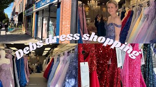 COME DEBS DRESS SHOPPING WITH ME [upl. by Noloc649]