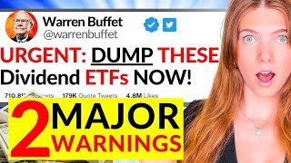 WARNING DUMP THESE Dividend ETFs NOW before the NEXT Market CRASH amp RECESSION [upl. by Schifra785]