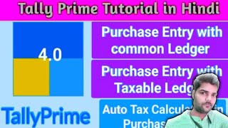 Mastering Prime Purchase Entries and Ledger Creation in Tally Prime [upl. by Aihsekram395]