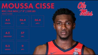 Moussa Cisse  Ole Miss  202324 Transfer Portal Highlights [upl. by Viens]