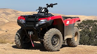 2023 Honda Rancher 420 4x4 Manual Shift [upl. by Kowal798]