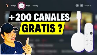 🤫🔓 Revelado Como ver mas de 200 CANALES GRATIS en tu Google Chromecast [upl. by Ainahpets355]