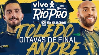 Filipe Toledo x Jadson Andre  Oitavas de Final  Vivo Rio Pro  WSL Brasil [upl. by Sucerdor101]