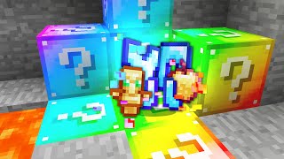 Minecraft UHC but the ores are OP Lucky Blocks [upl. by Torrey]