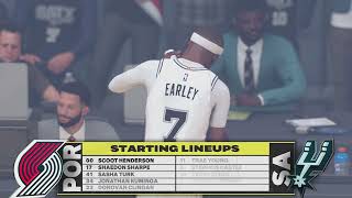 NBA 2K25 MyCAREER Ep56 Destroying The Trailblazers [upl. by Finlay]