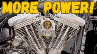 HarleyDavidson FXRT Build Pt24 SampS Super E Carburetor Install [upl. by Nwahc613]