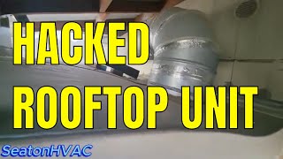 HACKED RTU Going to be expensive HVAC HVACLIFE hvacinstall hvacservice [upl. by Ojyma]