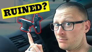 Did It DAMAGE My Cars Dash iOttie Easy One Touch Car Mount for Smartphones [upl. by Lyrak428]