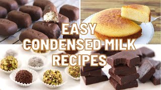 5 Easy Condensed Milk Recipes [upl. by Orodoet355]