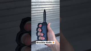 Carbon Fiber OTF Out The Front Knuckle Knife 🤯 shorts shortvideo [upl. by Ileane]