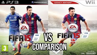 FIFA 15 PS3 Vs Nintendo Wii [upl. by Neall]