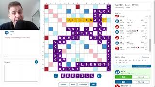 Scrabble game with commentary no438 [upl. by Netsirt]