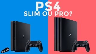 PS4 Slim x PS4 Pro Diferenças e ficha técnica [upl. by Baten]