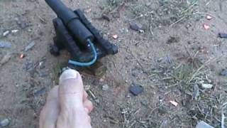 Mini Salute Cannon with Whistle Mix Firing [upl. by Acnaib]