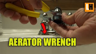 Bathroom Faucet Aerator Wrench  Easy No Scratch Aerator Replacement [upl. by Niknar144]