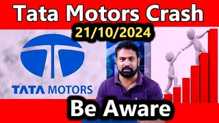 tata motors share crash  tata motors share downfall today  tata motors share latest news today [upl. by Baerl]