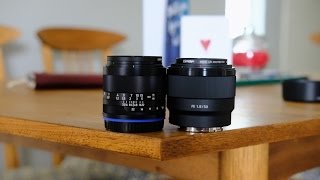 Sony 50mm 18 FE vs Zeiss Loxia 250 Image Comparison [upl. by Ellevehc]