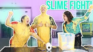 SIBLING SLIME TAG  SLIME FIGHT  SLIME DUMPING Just Ameerah [upl. by Sky]