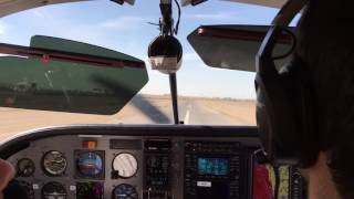 Piper Arrow Landing Harris Ranch 3O8 [upl. by Meade]