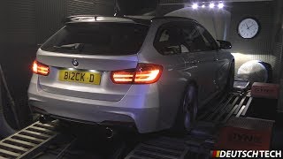 451HP amp 829nm BMW F31 335d Dyno Runs [upl. by Otirecul]