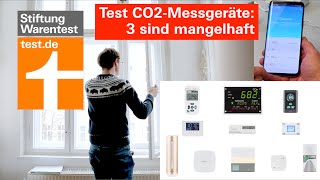 Test CO2Messgeräte 2021 3 x Mangelhaft bei CO2Ampeln Raumluftsensor Test Stiftung Warentest [upl. by Mckay920]