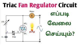 How to works Fan Regulator  Triac Fan Regulator Circuit  Fan Regulator tamil [upl. by Alaehcim873]