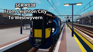 SCR 201  Class 385  R038  Leighton City  Westwyvern [upl. by Rowney]