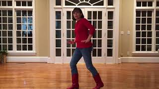 Uptown Funk Instructional Line Dance Video [upl. by Clementia]