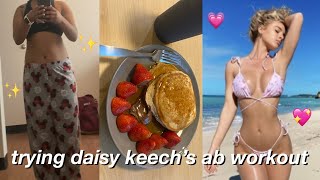 TRYING DAISY KEECH AB WORKOUTS FOR A WEEK BEFORE  AFTER RESULTS [upl. by Anot515]