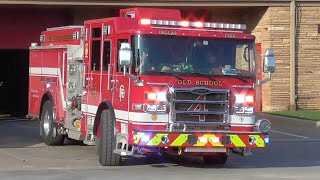 Dallas Fire amp Rescue NEW Engine 4 Responding [upl. by Halverson]