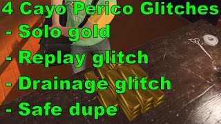 Mastering Cayo Perico Glitches Solo gold replay glitch and more [upl. by Casar]