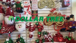 NEW  DOLLAR TREE CHRISTMAS ORNAMENTS AND DECOR 2024  SHOP WITH ME [upl. by Culver29]