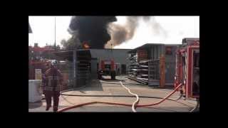 Grote brand te Spalbeek Hasselt [upl. by Bonner57]