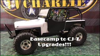 AXIAL SCX10III BASECAMP CONVERSION TO CJ7 AND UPGRADES [upl. by Nonnaer28]