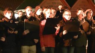 20141120 Düsseldorfer Weihnachtsmarkt Chor [upl. by Buschi]