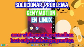 SOLUCION Error Unable to Start VirtualBox Genymotion  No se puede iniciar el dispositivo virtual [upl. by Asselim]