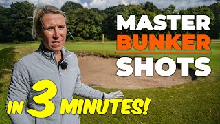 NAIL greenside bunker shots  IN 3 MINUTES  HowDidiDo Academy [upl. by Trisha769]