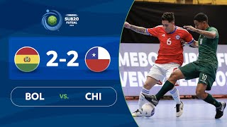 BOLIVIA vs CHILE 22  RESUMEN  CONMEBOL SUB20 FUTSAL 2022 [upl. by Ycul]