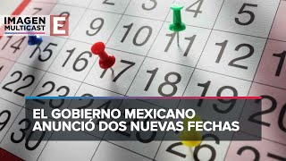 Así es el calendario de días festivos oficiales en México 2024 [upl. by Aikemat528]