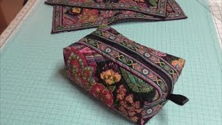 Placemat Box Zippered Pouch [upl. by Aneleairam936]