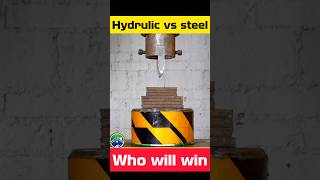 Steel vs hydraulic press experiment facts makingmachine hydraulic [upl. by Mcdermott]