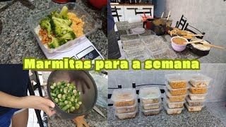 marmitas para a semana marmitas para manter uma alimentação saudável e organizada🥘🥗 [upl. by Breanne]