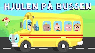 Hjulen på Bussen Snurrar Runt Runt Runt 3X  Barnsånger på Svenska  Barnmusik [upl. by Nytsirt105]