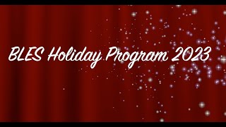 Holiday Program 2023 [upl. by Barnaba506]