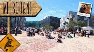 Il centro di Melbourne Federation square [upl. by Atnom743]