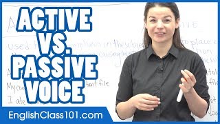 Active Voice and Passive Voice  Learn English Grammar [upl. by Ruder708]