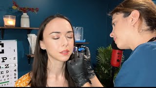 Dermatology Roleplay Skin amp Face Exam for Xerosis  ASMR Soft Spoken Real Person [upl. by Oluas]