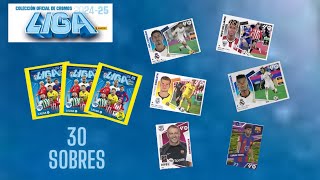 🔵¡APERTURA 30 SOBRES LIGA ESTE 202425🔵  JaviCromos87 [upl. by Karlen527]